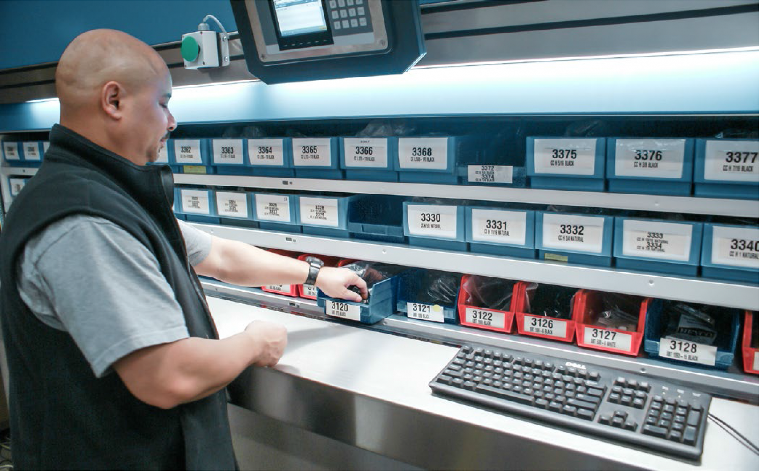 kho thông minh băng chuyền dọc