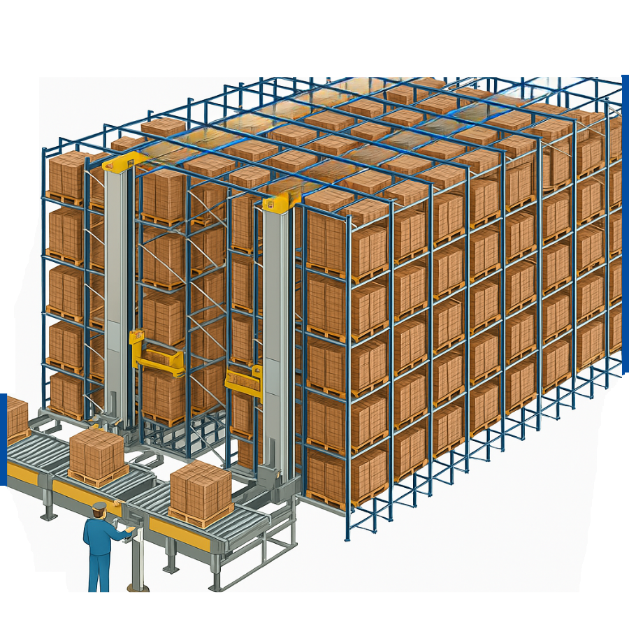 Kho thông minh AS/RS Stacker Crane