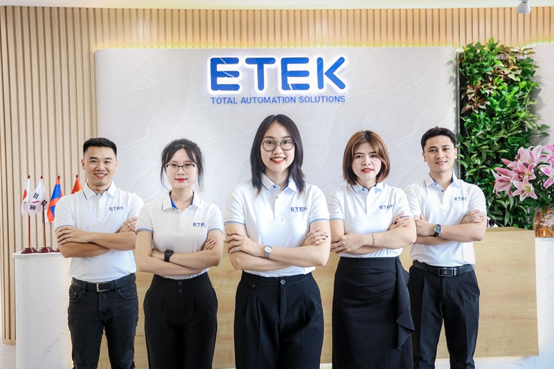 Nhân sự trẻ trung, năng động tại ETEK