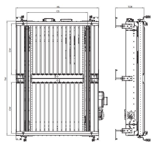 Băng Tải Chuyển Hướng Đôi PM 9730 - 24/48V
