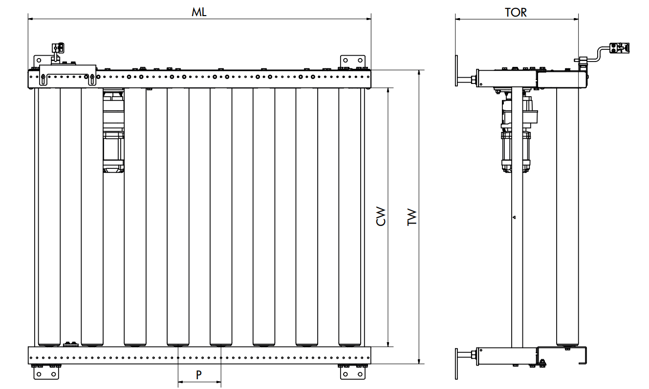 Băng Tải Con Lăn - PM9710