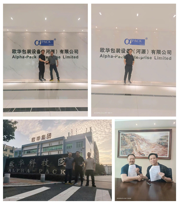 Đại diện ETEK và Alpha-Pack ký kết hợp tác