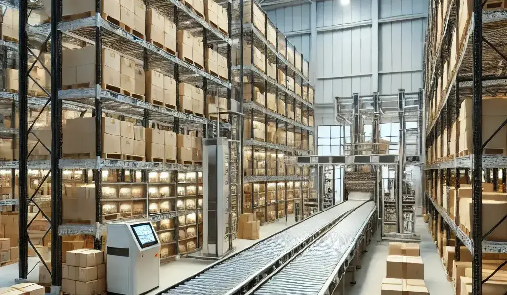 Hệ thống băng tải pallet