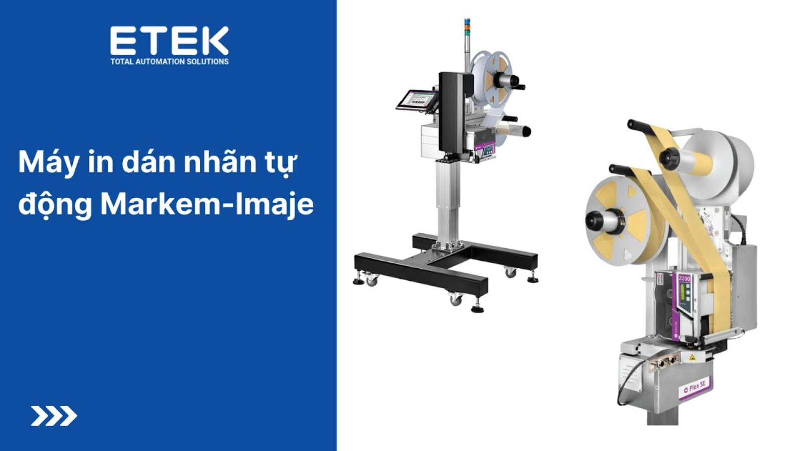 label printing and application systems ETEK