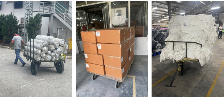 giải pháp Intralogistics ngành may