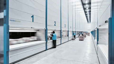 giải pháp kho thông minh nâng dọc