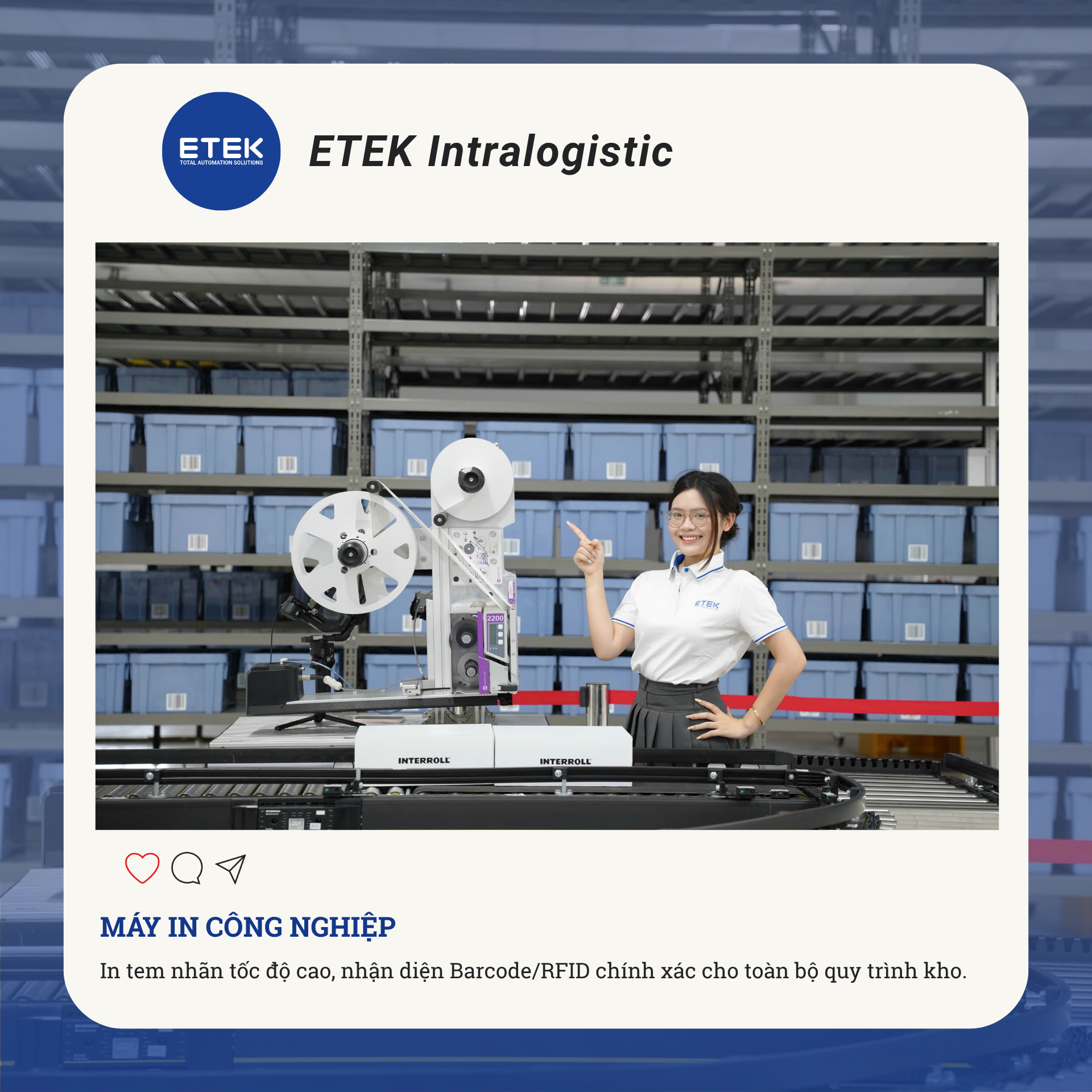 giải pháp intralogistic tự động
