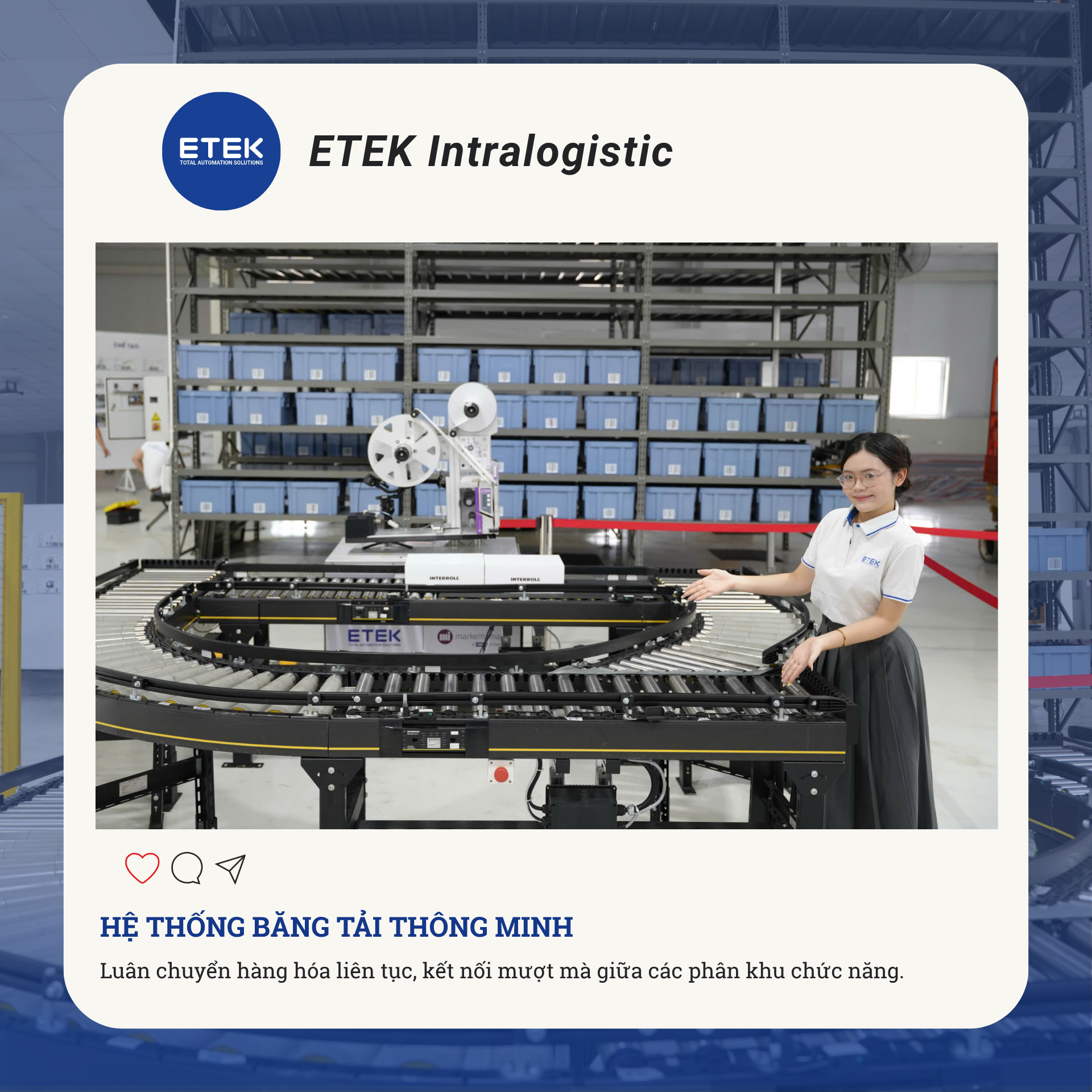 giải pháp intralogistic tự động